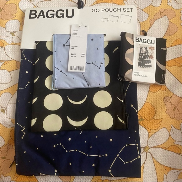 Baggu Go Pouch Set and Baby Reusable Tote Bag - Picture 2 of 12
